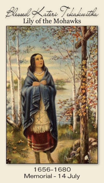 Kateri Tekakwitha Canonization Magnet